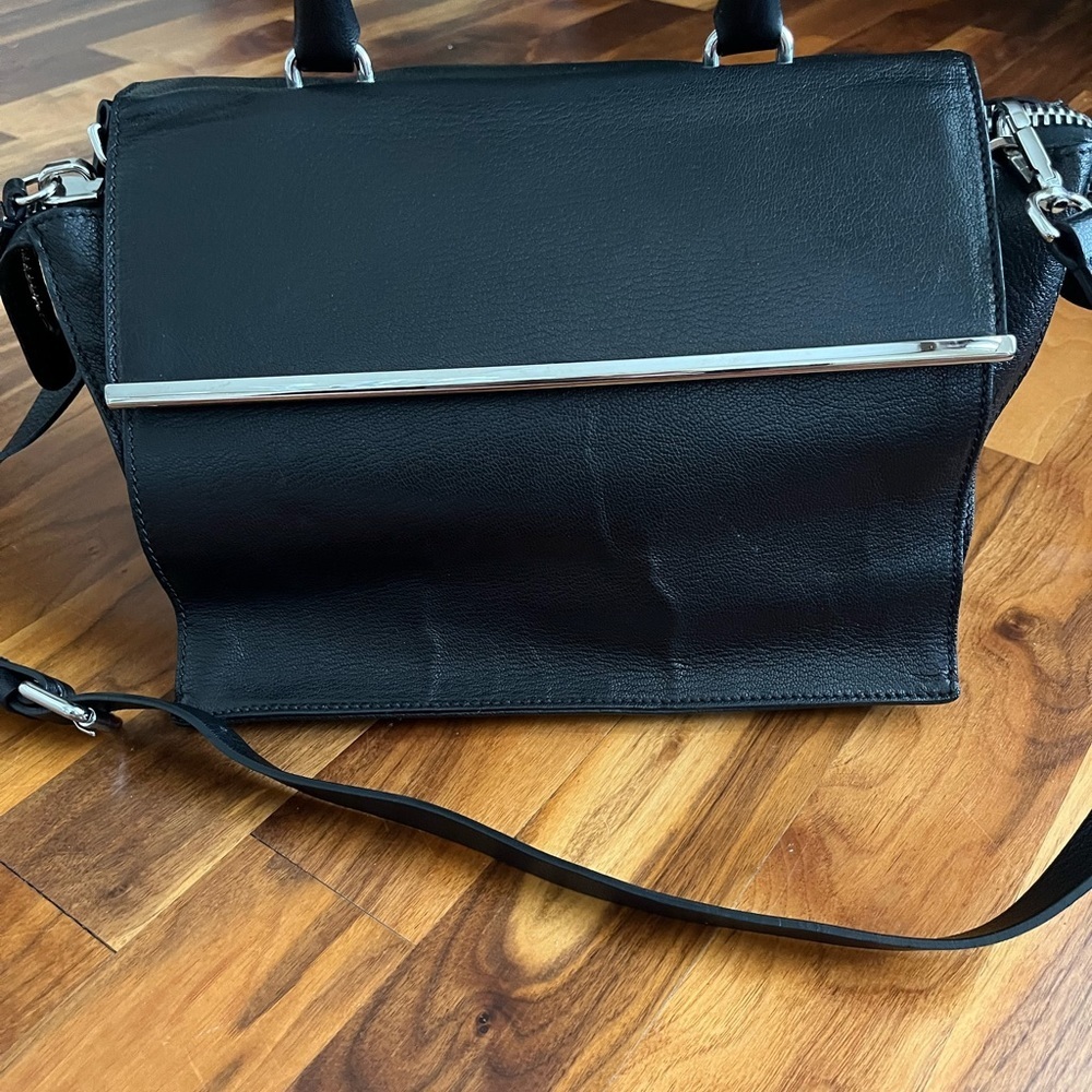 Costume national black leather purse, NEW - Picture 13 of 17